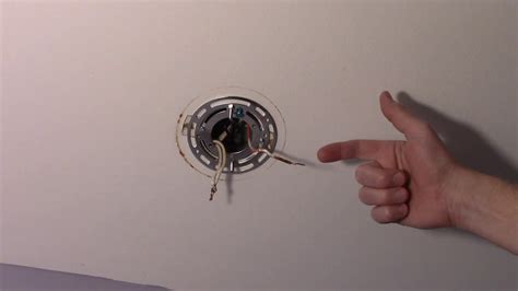 hang ceiling light without junction box|installing a ceiling junction box.